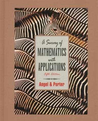 Cover image for A survey of mathematics with applications