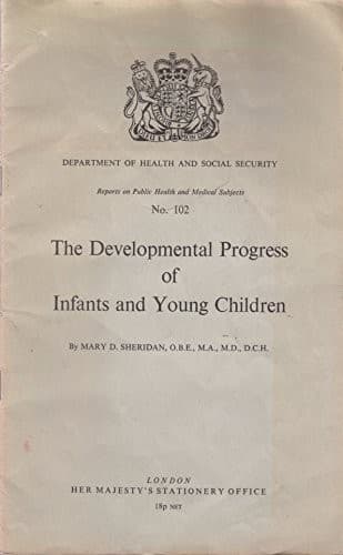 Cover image for The developmental progress of infants and young children