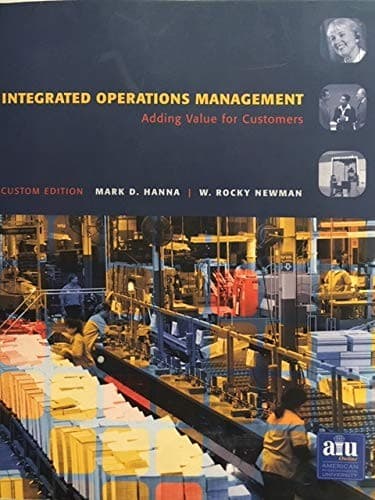 Cover image for Integrated Operations Management