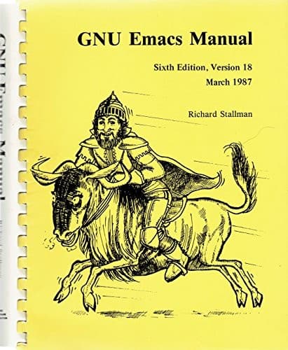 Cover image for GNU Emacs manual