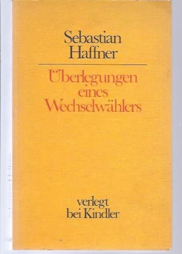 Cover image for Überlegungen eines Wechselwählers