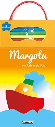 Cover image for Margotu eta koloreak ikasi