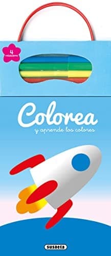 Cover image for Colorea y aprende los colores