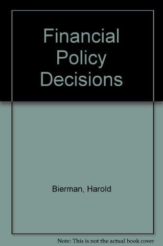 Cover image for Financial policy decisions
