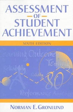 Cover image for Assessment of student achievement