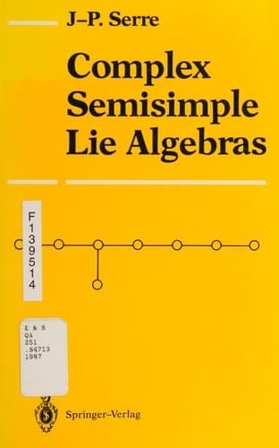 Cover image for Complex semisimple Lie algebras