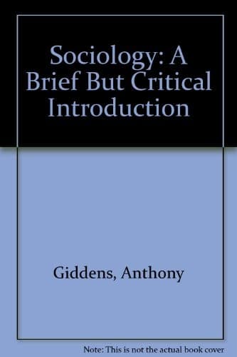 Cover image for Sociology, a brief but critical introduction