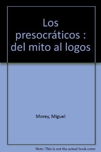 Cover image for Los presocráticos