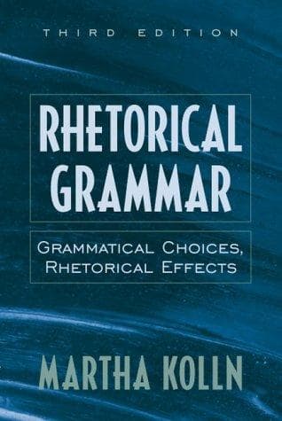 Cover image for Rhetorical grammar