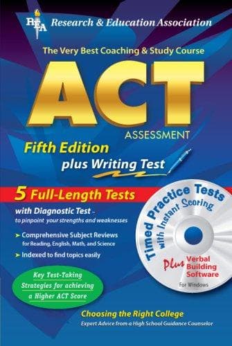 Cover image for ACT Assessment 5th. Ed. w/CD-ROM (REA) - The Best Test Prep for the ACT (Test Preps)