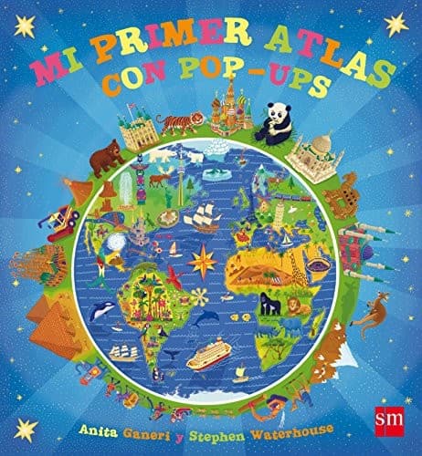 Cover image for Mi primer atlas con pop-ups