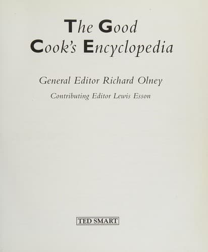 Cover image for The good cook's encyclopedia