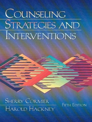 Cover image for Counseling Strategies and Interventions (5th Edition)