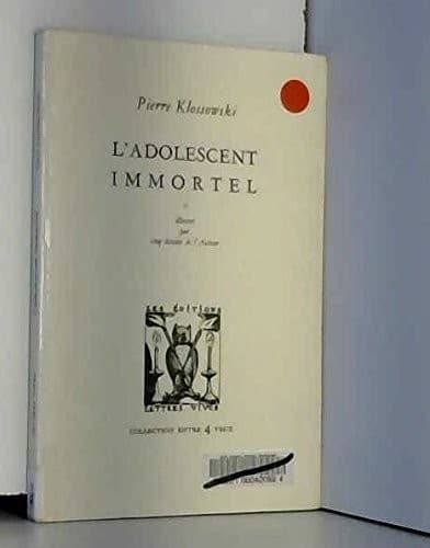 Cover image for L' adolescent immortel