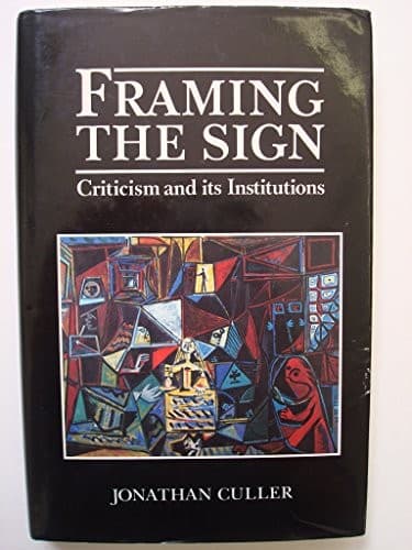 Cover image for Framing the sign