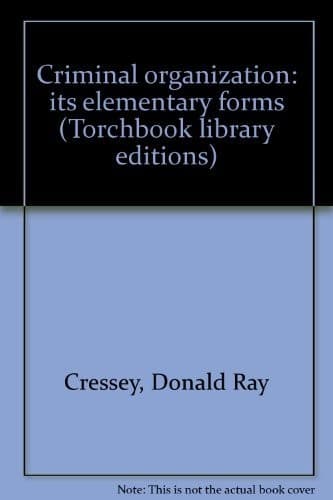 Cover image for Criminal organization: its elementary forms