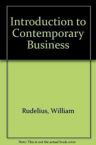 Cover image for An introduction to contemporary business