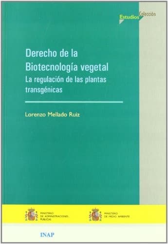 Cover image for Derecho de la biotecnología vegetal