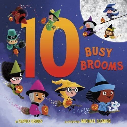 Cover image for 10 busy brooms