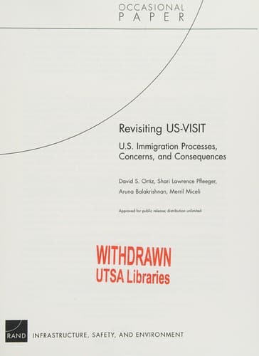 Cover image for Revisiting US-VISIT