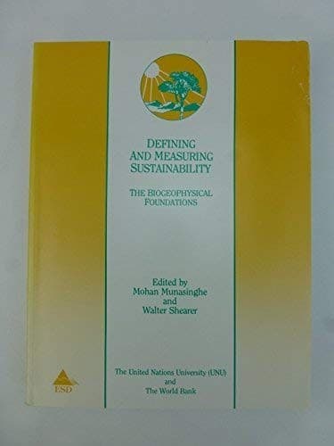 Cover image for Defining and measuring sustainability