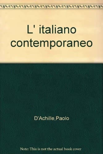 Cover image for L' italiano contemporaneo