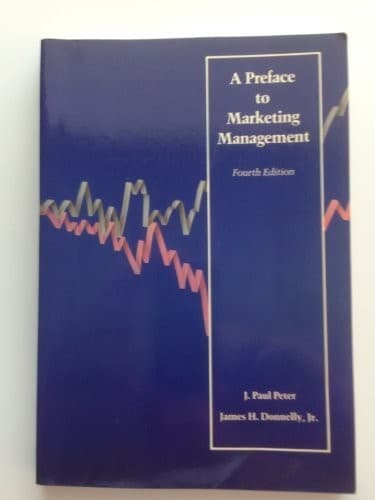 Cover image for A preface to marketing management