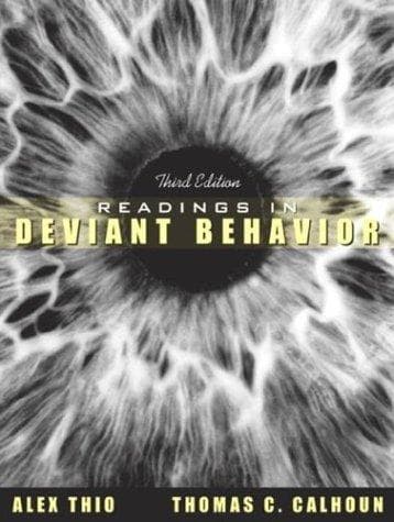Cover image for Readings in Deviant Behavior, Third Edition