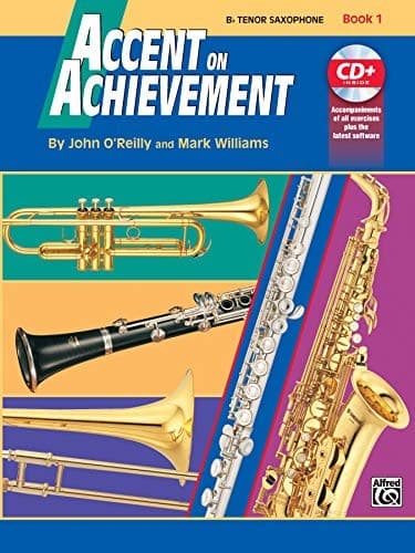 Cover image for Accent on Achievement, Book 1 (Tenor Saxophone)