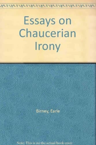 Cover image for Essays on Chaucerian irony