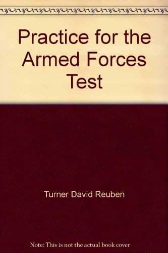 Cover image for Practice for the Armed Forces test