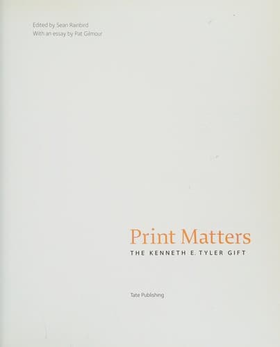 Cover image for Print matters