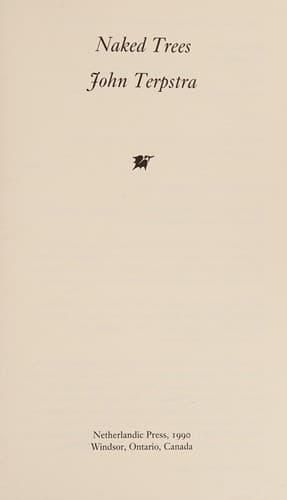 Cover image for Naked trees