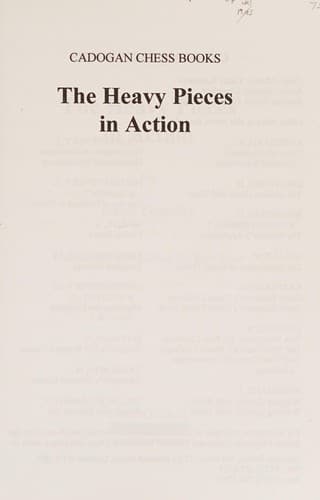 Cover image for Heavy pieces in action