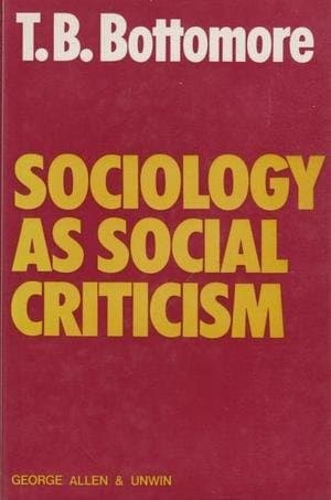 Cover image for Sociology as social criticism