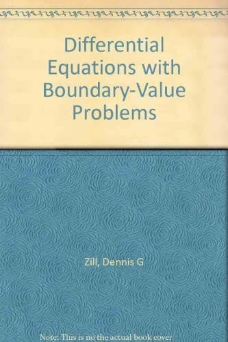 Cover image for Differential equations with boundary-value problems