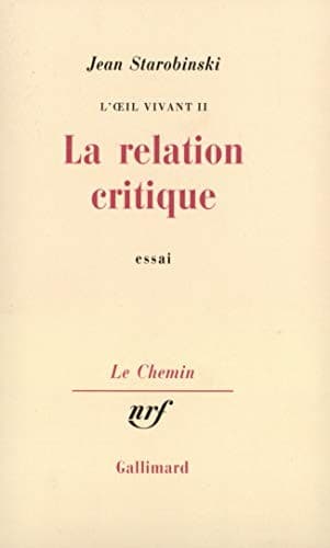 Cover image for La relation critique