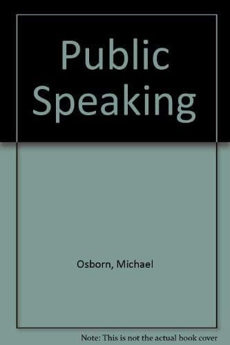 Cover image for Public speaking