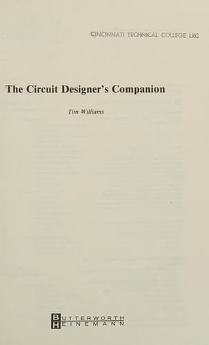 Cover image for The circuit designer's companion