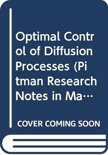 Cover image for Optimal control of diffusion processes