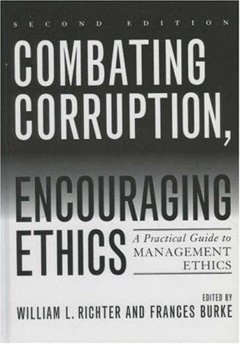Cover image for Combating Corruption, Encouraging Ethics