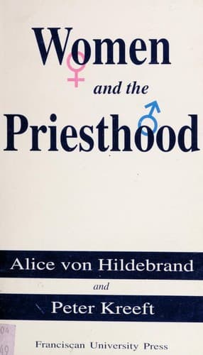 Cover image for Women and the priesthood
