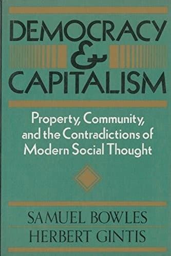 Cover image for Democracy and capitalism