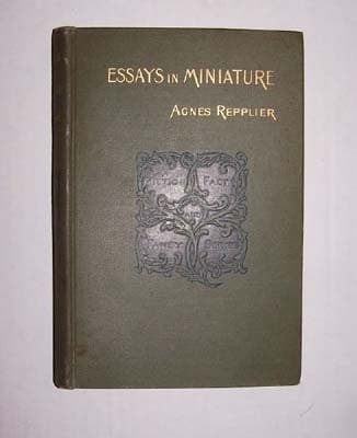 Cover image for Essays in Miniature