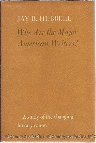 Cover image for Who are the major american writers?