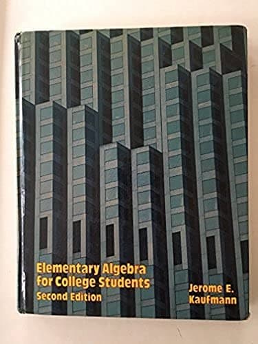 Cover image for Elementary algebra for college students
