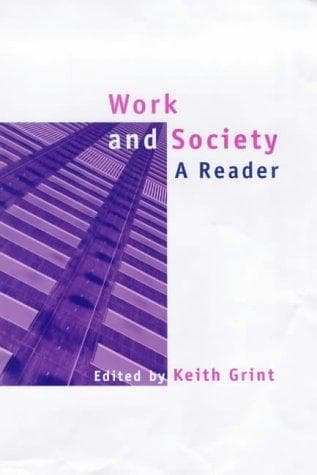 Cover image for Work and Society
