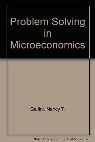 Cover image for Problem solving in microeconomics