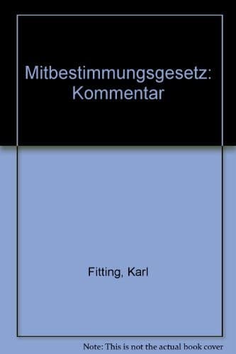Cover image for Mitbestimmungsgesetz