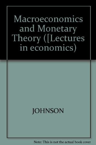 Cover image for Macroeconomics and monetary theory